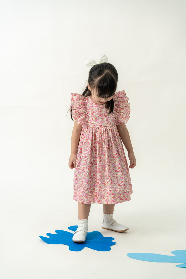 Aria Dress - Pink Floral