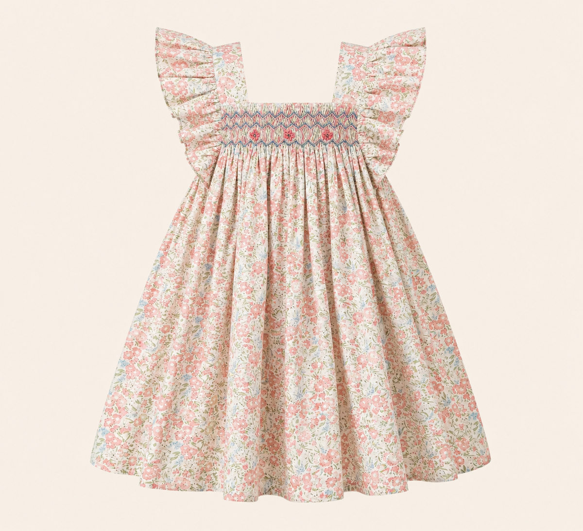 Lily smocking dress
