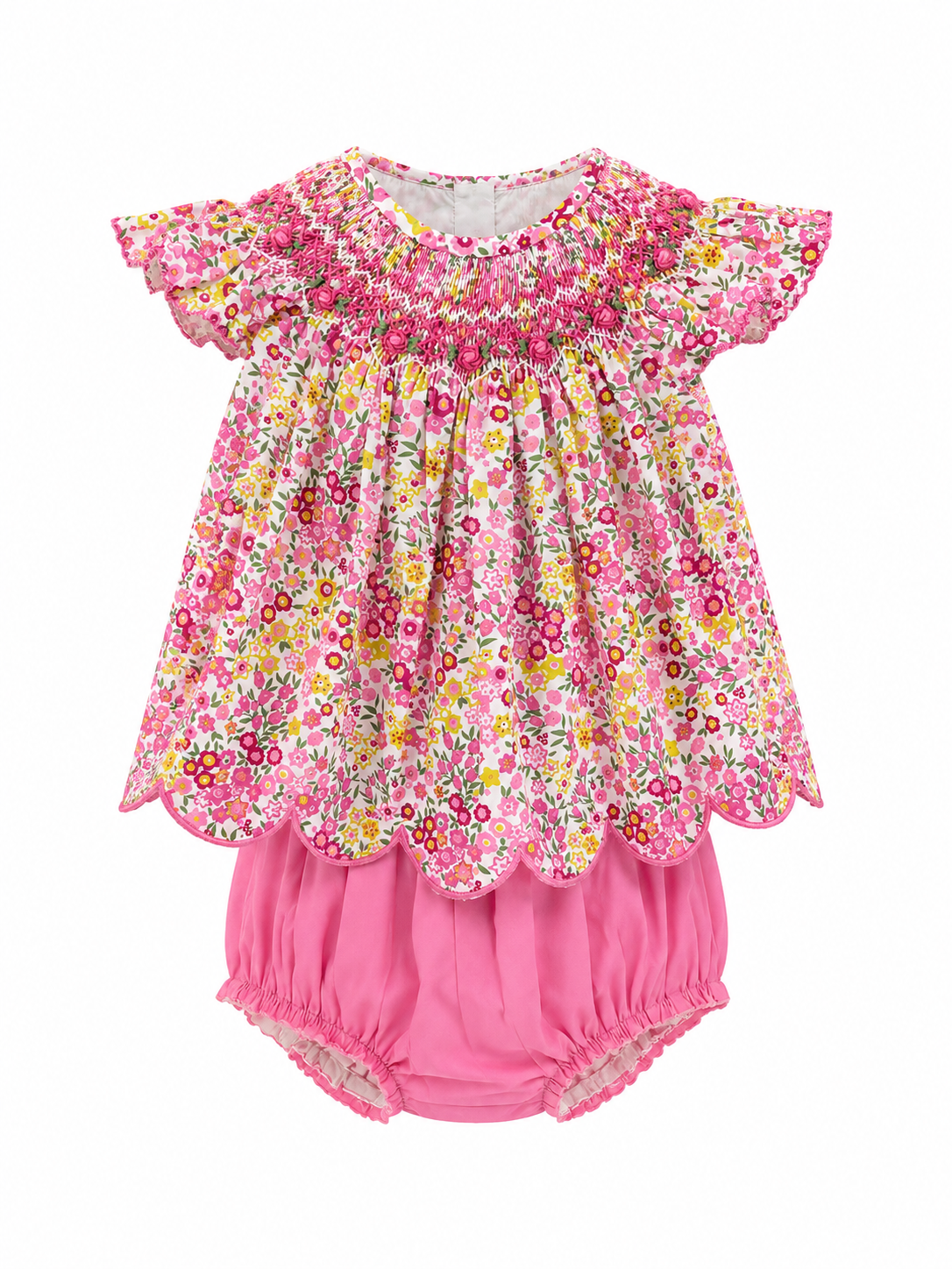 Fairy wings bloomer set in pink