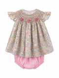 Fairy wings bloomer set in light pink