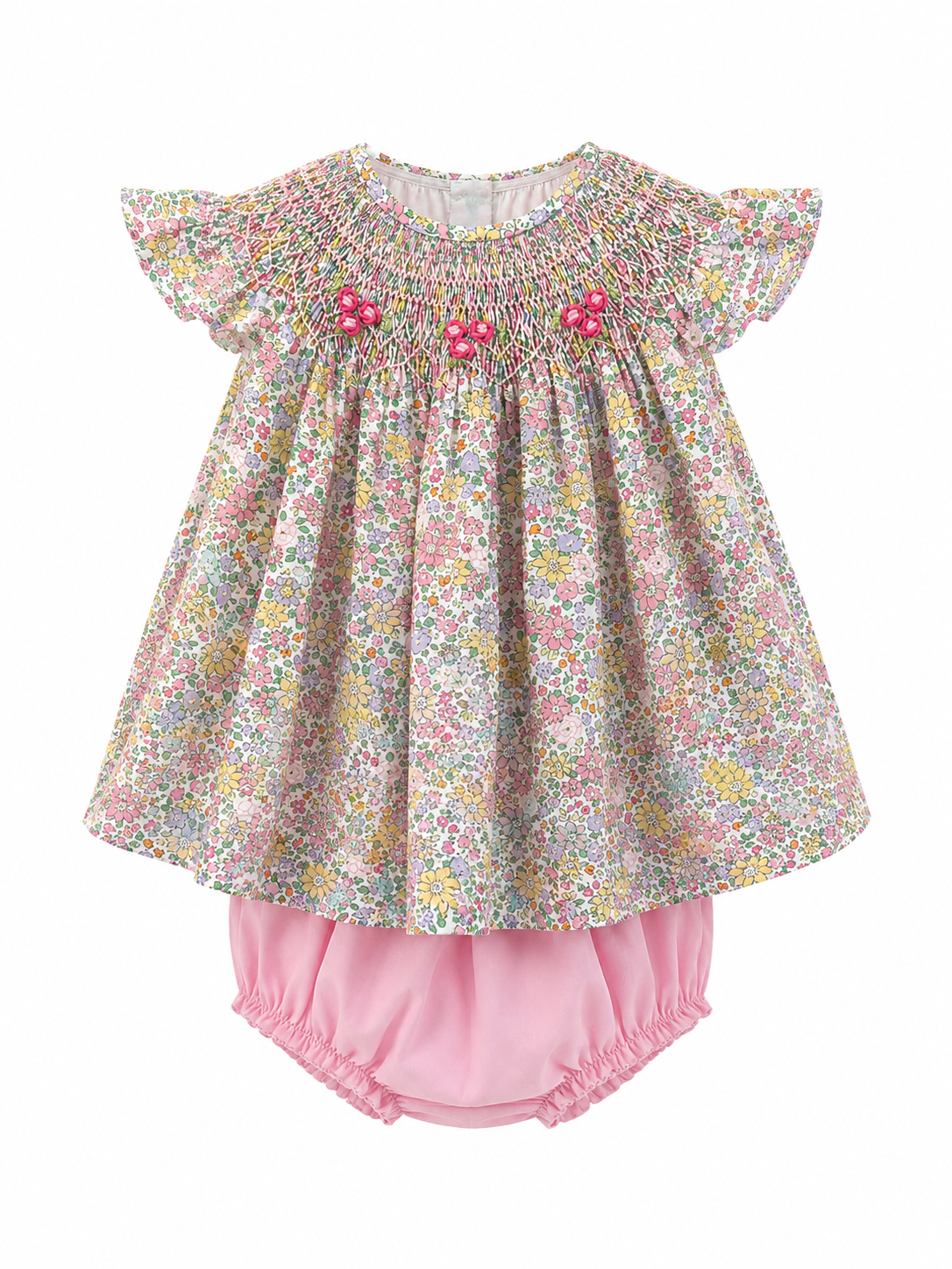Fairy wings bloomer set in light pink