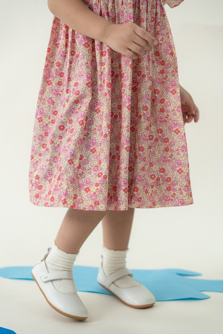 Aria Dress - Pink Floral