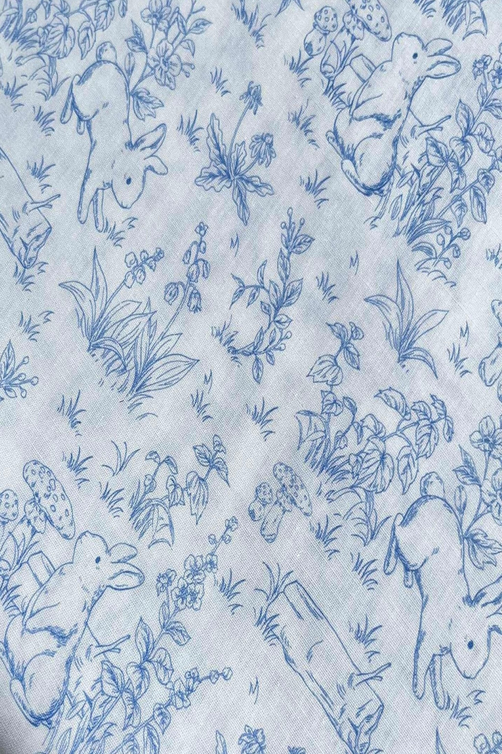 June Dress - Blue Bunny