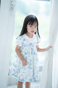 Charlotte in blue print