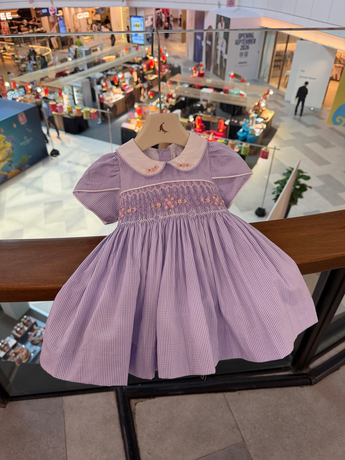 Charlotte dress in purple