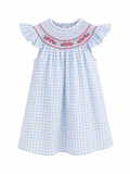 Fairy wing in checked blue