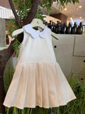 Luna Collar Dress - Ivory