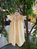 Yellow Fairy Wing Smocked Dress